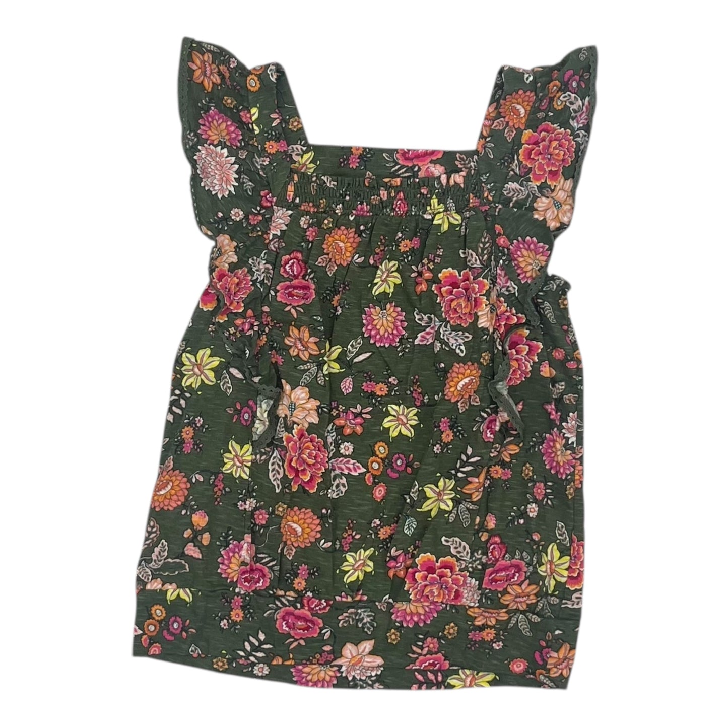 Top Sleeveless By Loft In Green, Size:Xs