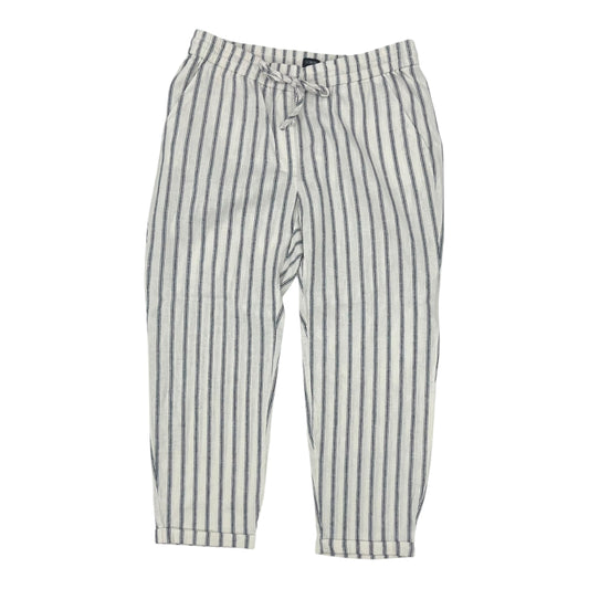 PANTS LINEN by J. CREW in BLUE & WHITE, Size:12