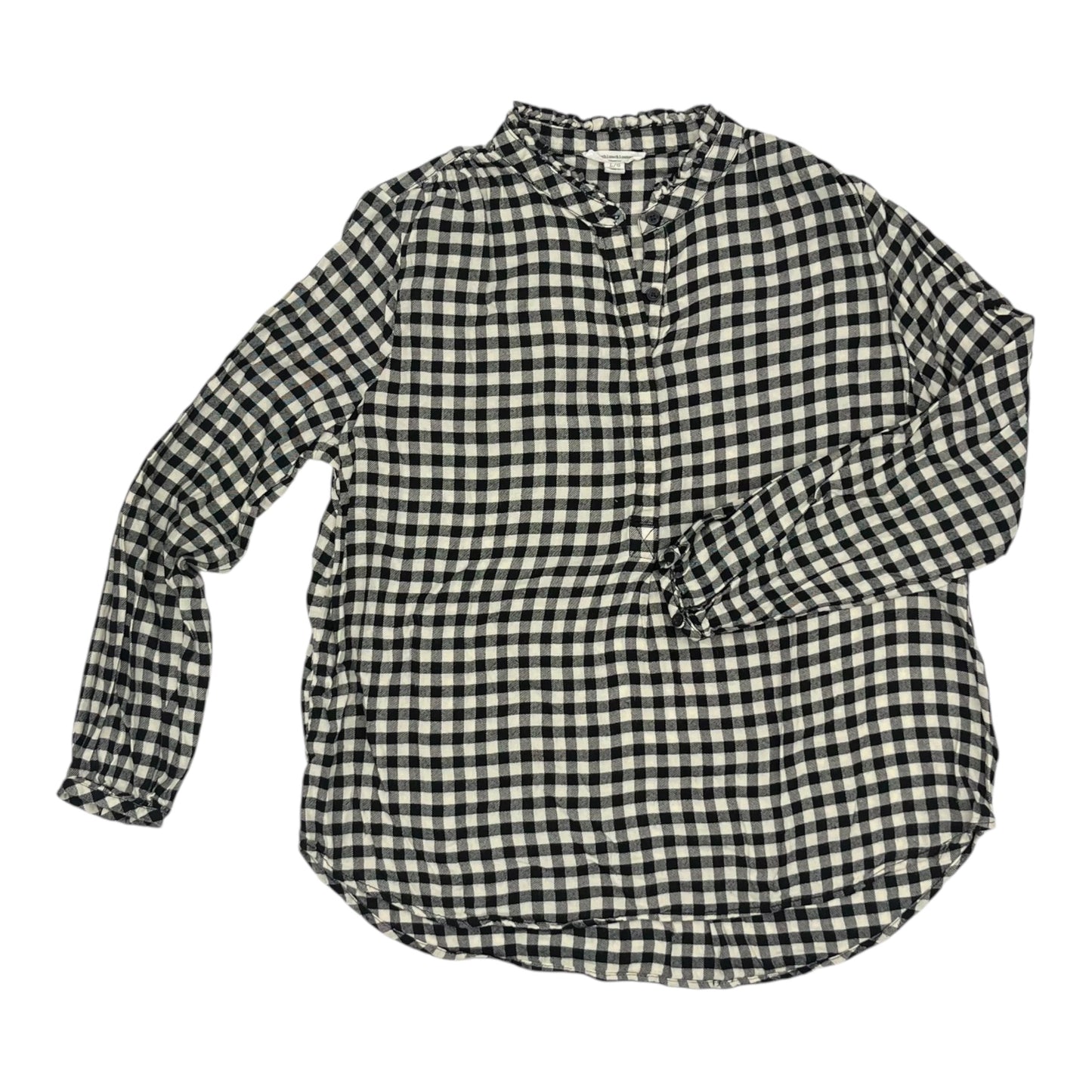 Top Ls By Beachlunchlounge In Black & Cream, Size:L