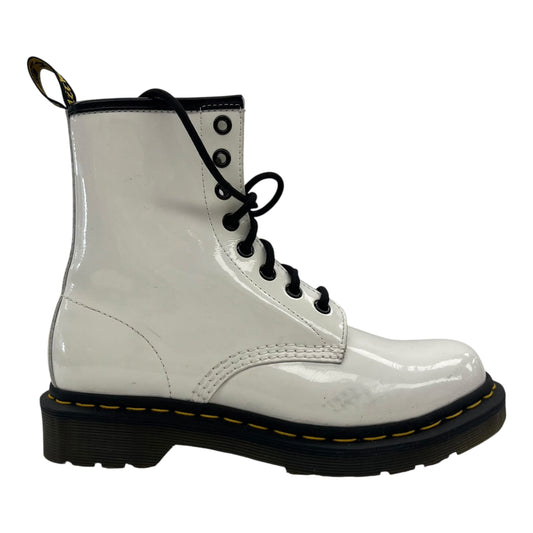 Boots Combat By Dr Martens In White, Size:6