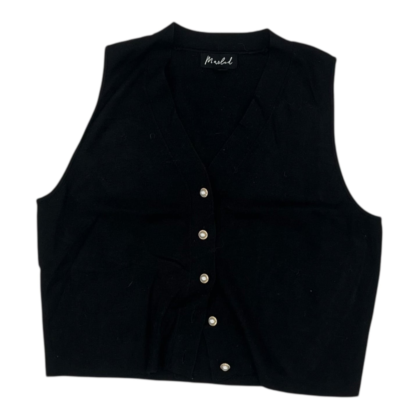 Vest Sweater By Marled In Black, Size:L