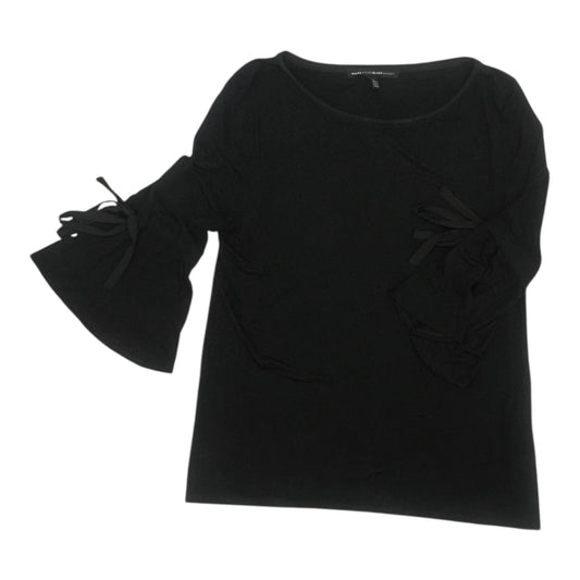 Top 3/4 Sleeve By White House Black Market In Black, Size:M