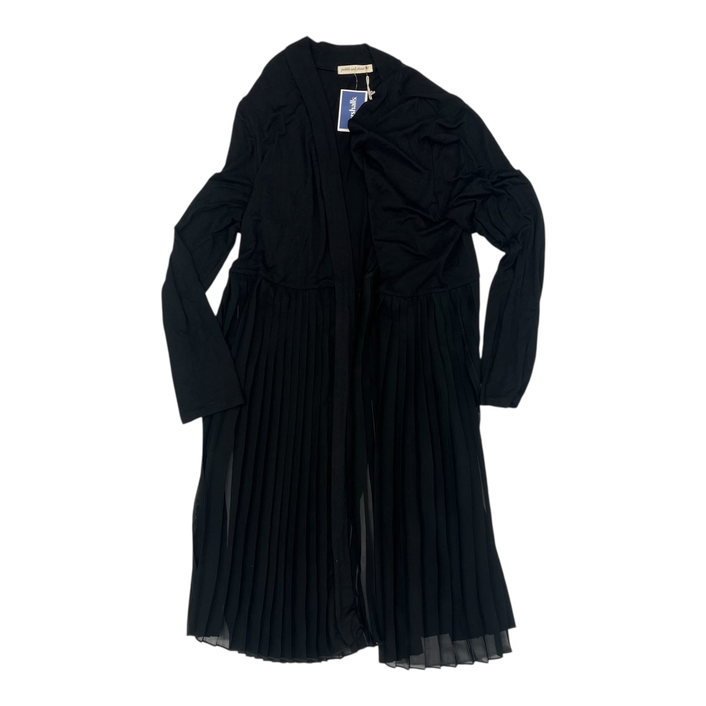 Cardigan By Pebble And Stone In Black, Size:L