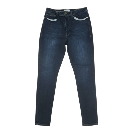 Jeans Skinny By Frame In Blue Denim, Size:2