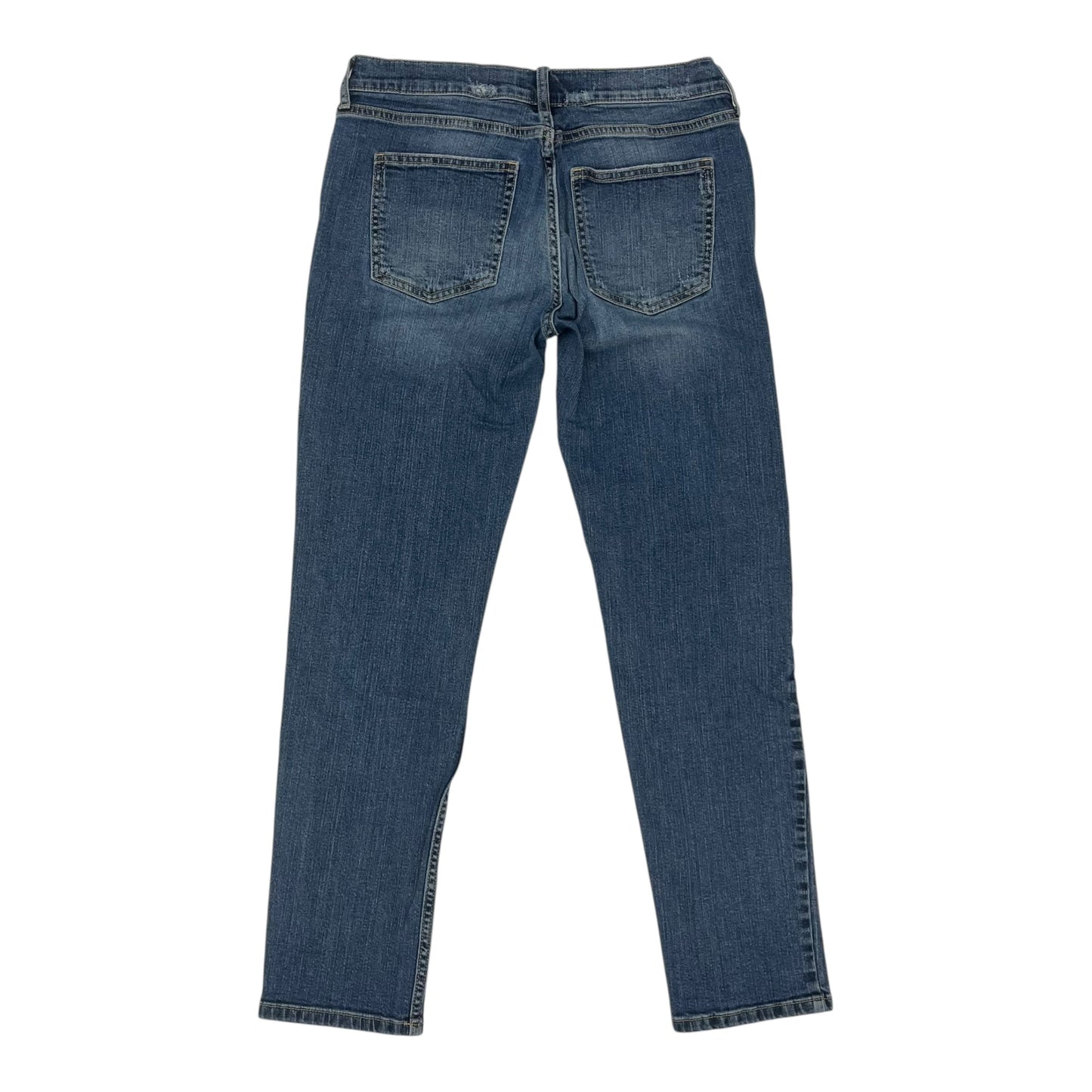 Jeans Straight By Banana Republic In Blue Denim, Size:4