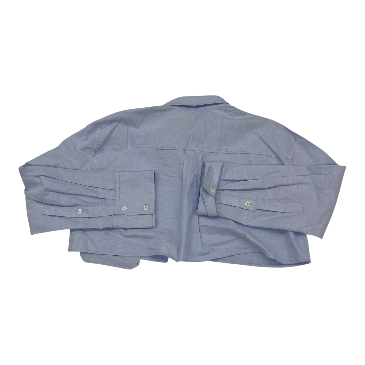 Blouse Ls By Zara In Blue, Size:S
