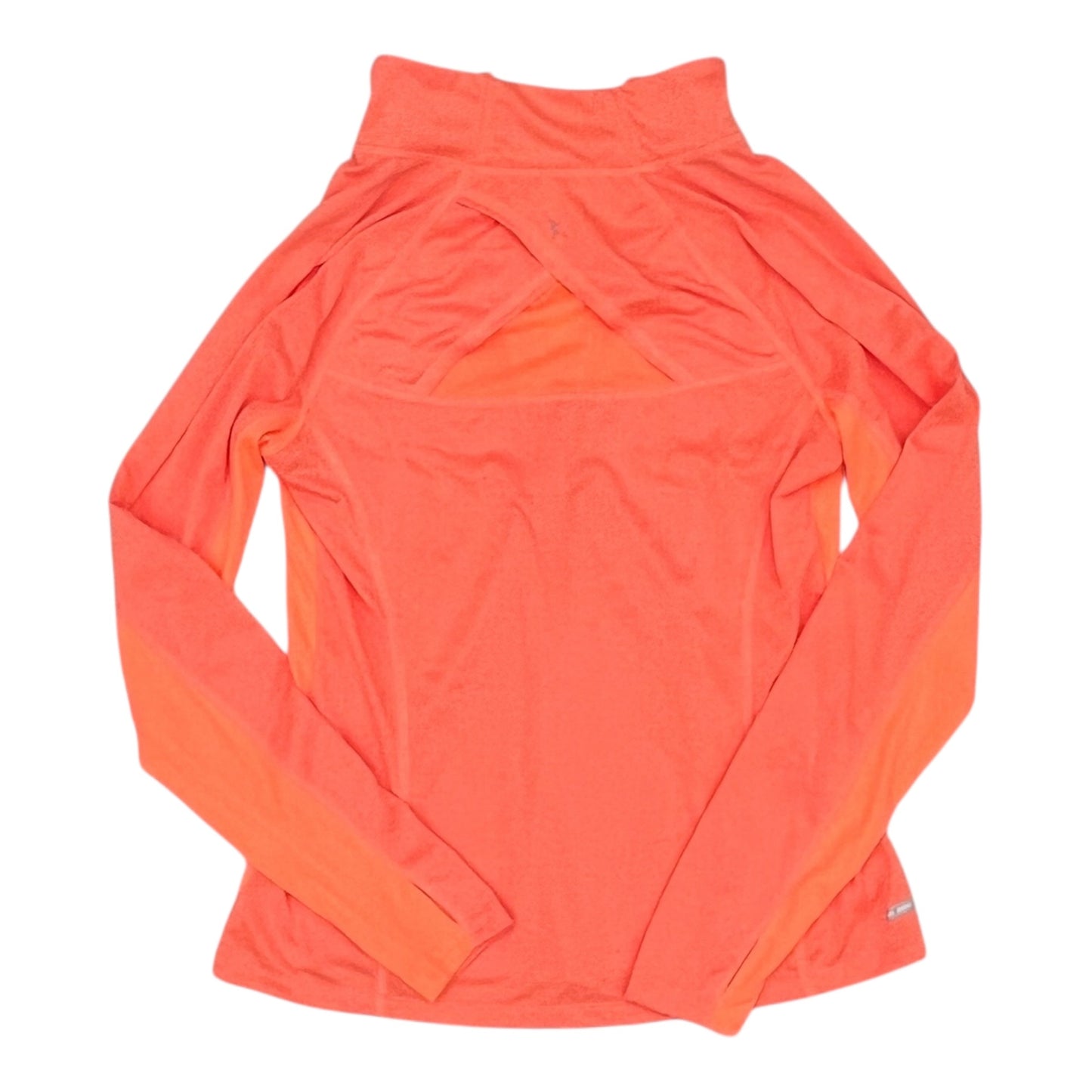 Athletic Top Ls Collar By Danskin In Orange, Size:L