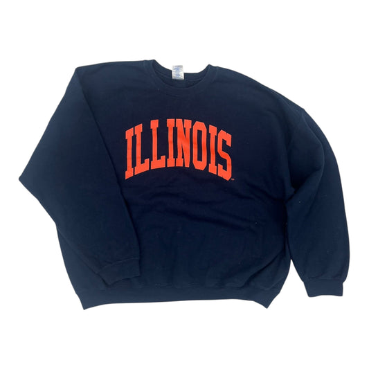 Sweatshirt Crewneck By Gildan In Blue, Size:2X
