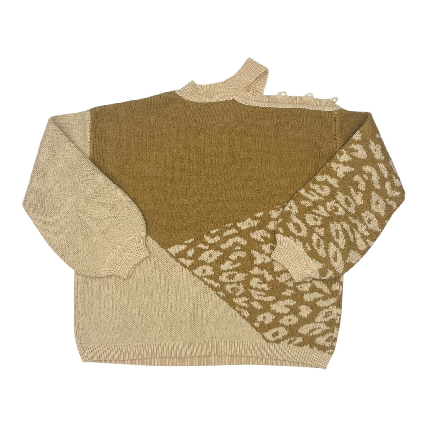 Sweater By Entro In Brown, Size:L