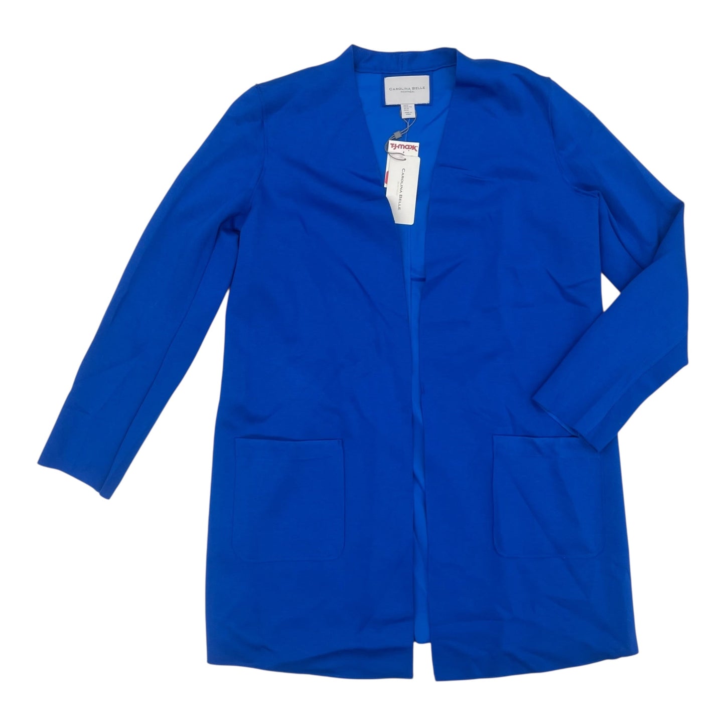 Cardigan By Carolina Belle In Blue, Size:Xl