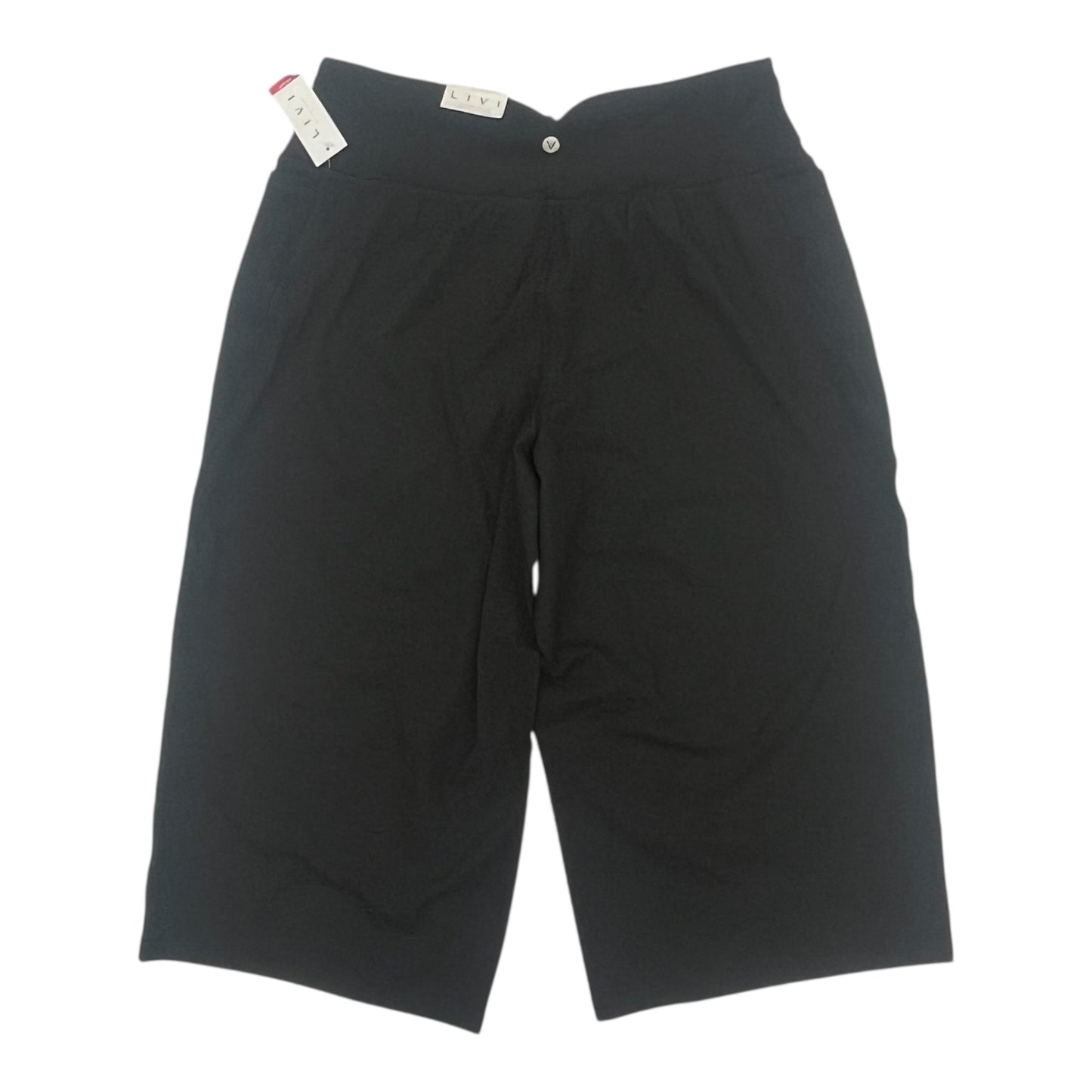 Athletic Capris By Livi Active In Black, Size:1X