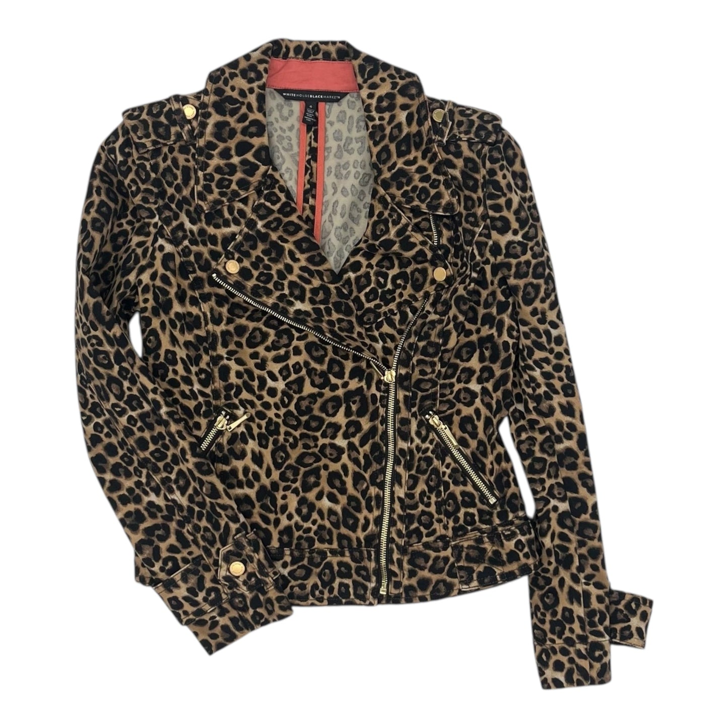 Jacket Other By White House Black Market In Leopard Print, Size:S