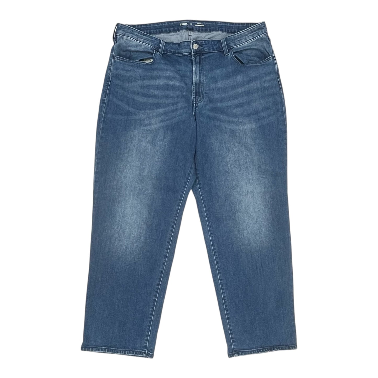 Jeans Straight By Old Navy In Blue Denim, Size:18