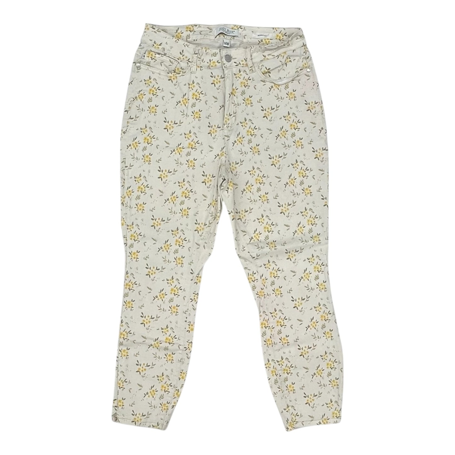 Jeans Skinny By Judy Blue In Floral Print, Size:14