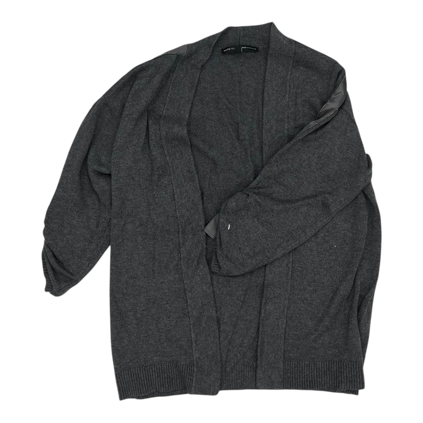 Sweater Cardigan By White House Black Market In Grey, Size:M