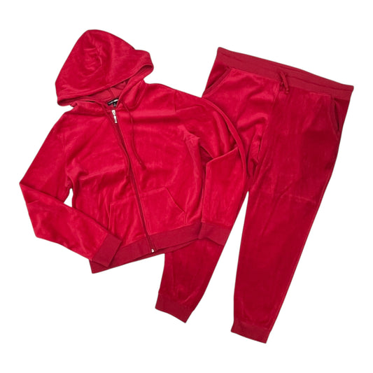 Lounge Set Pants By Fashion Nova In Red, Size:Xl
