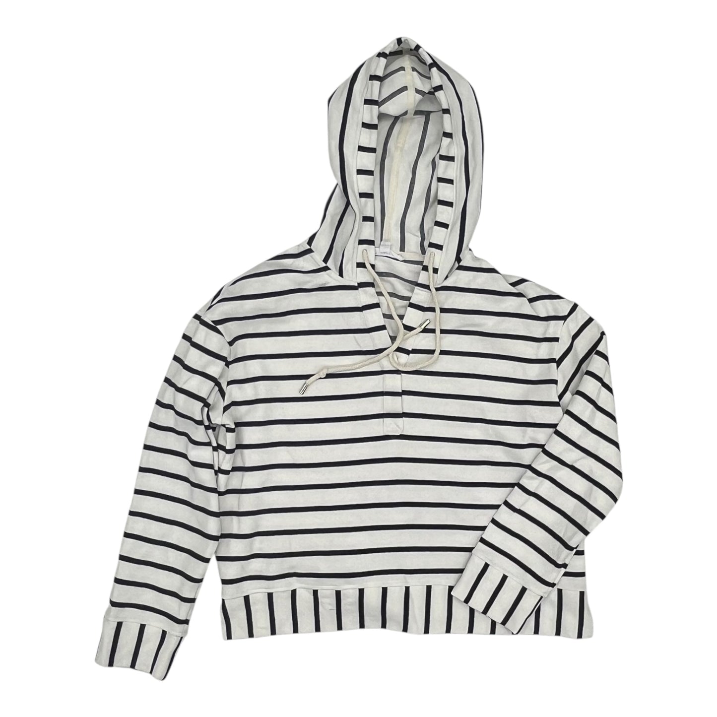 Sweatshirt Hoodie By Jane And Delancey In Blue & White, Size:S