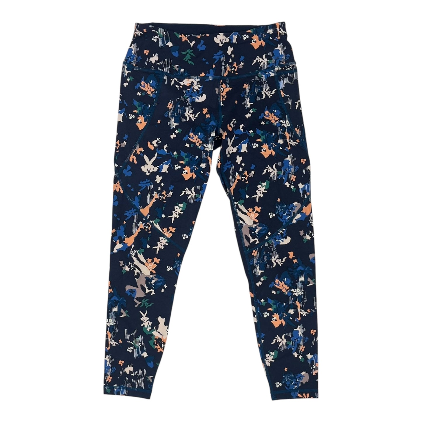 Athletic Leggings Capris By Sweaty Betty In Navy, Size:S