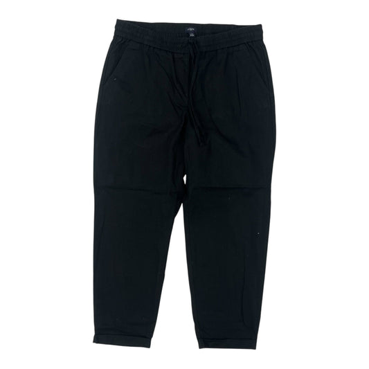 PANTS LINEN by J. CREW in BLACK, Size:12