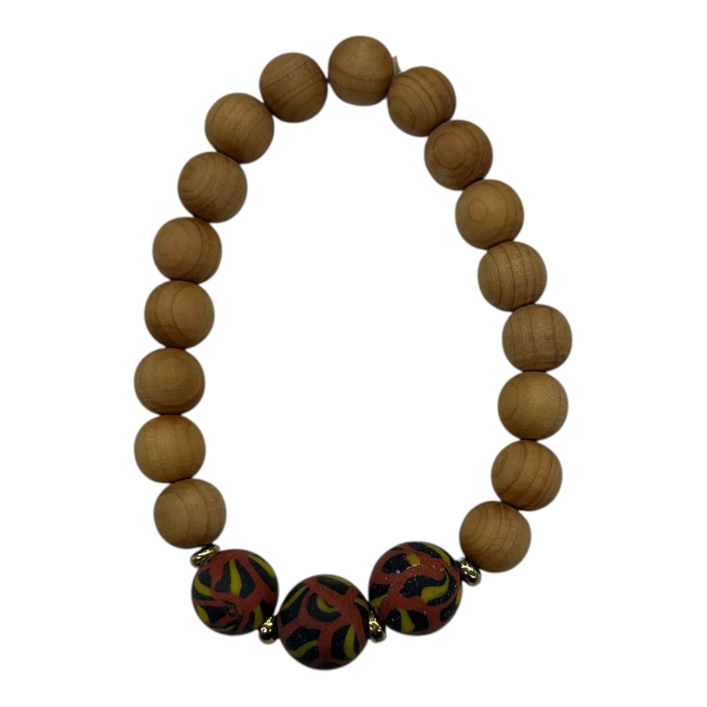 BRACELET BEADED by    CLOTHES MENTOR In BROWN