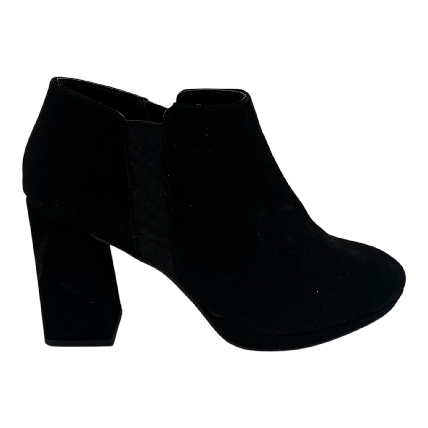 Boots Ankle Heels By Solanz In Black, Size:9.5