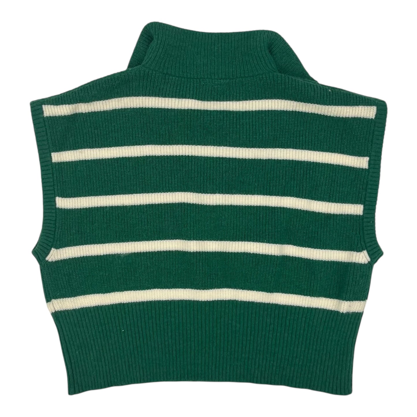 Vest Sweater By Maeve In Green, Size:Osfm