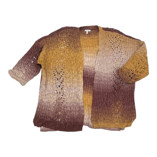 Sweater Cardigan By Maurices In Ombre Print, Size:2X