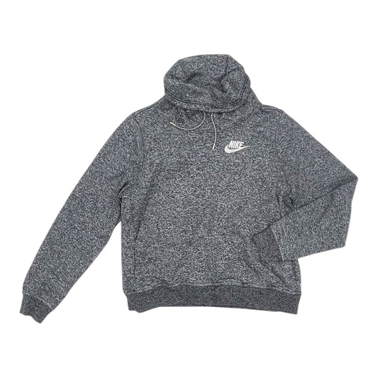 Athletic Sweatshirt Collar By Nike In Grey, Size:L