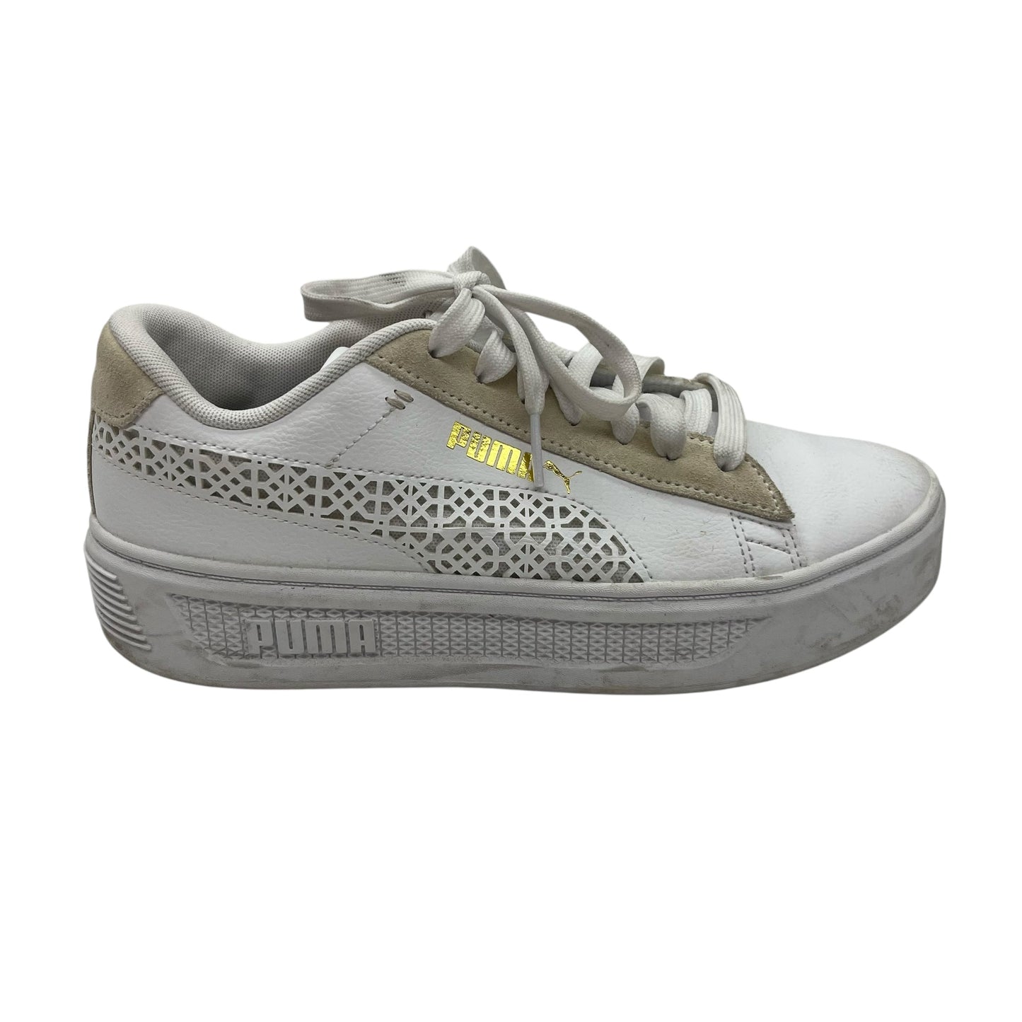 Shoes Sneakers By Puma In White, Size:8