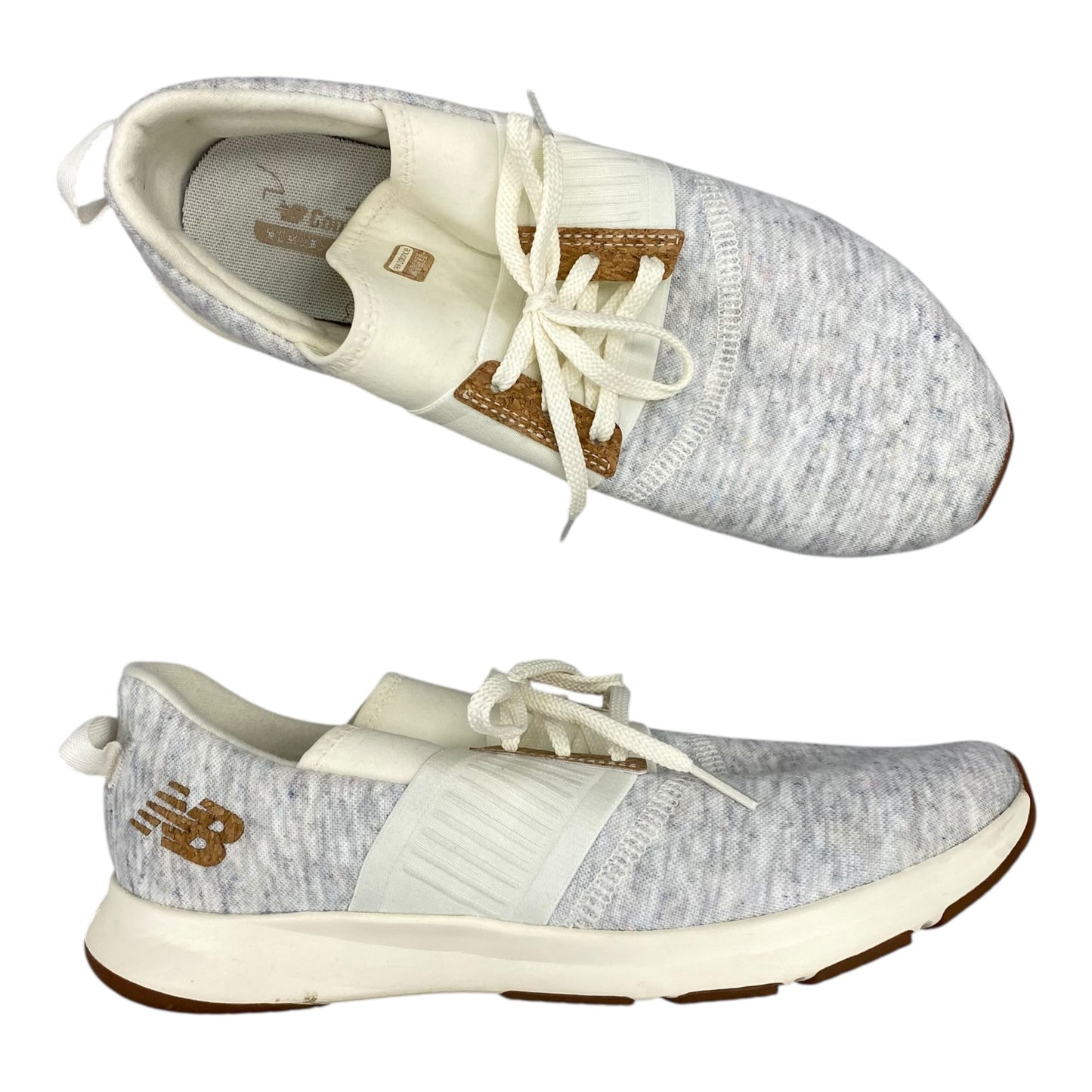 Shoes Sneakers By New Balance In Grey & Tan, Size:9