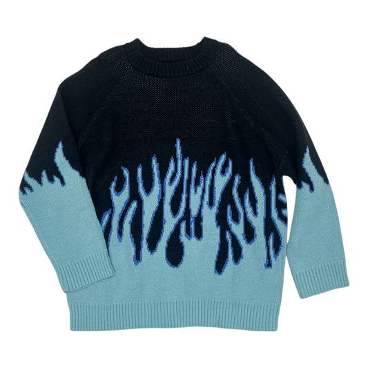 Sweater By Clothes Mentor In Black & Blue, Size:Xl