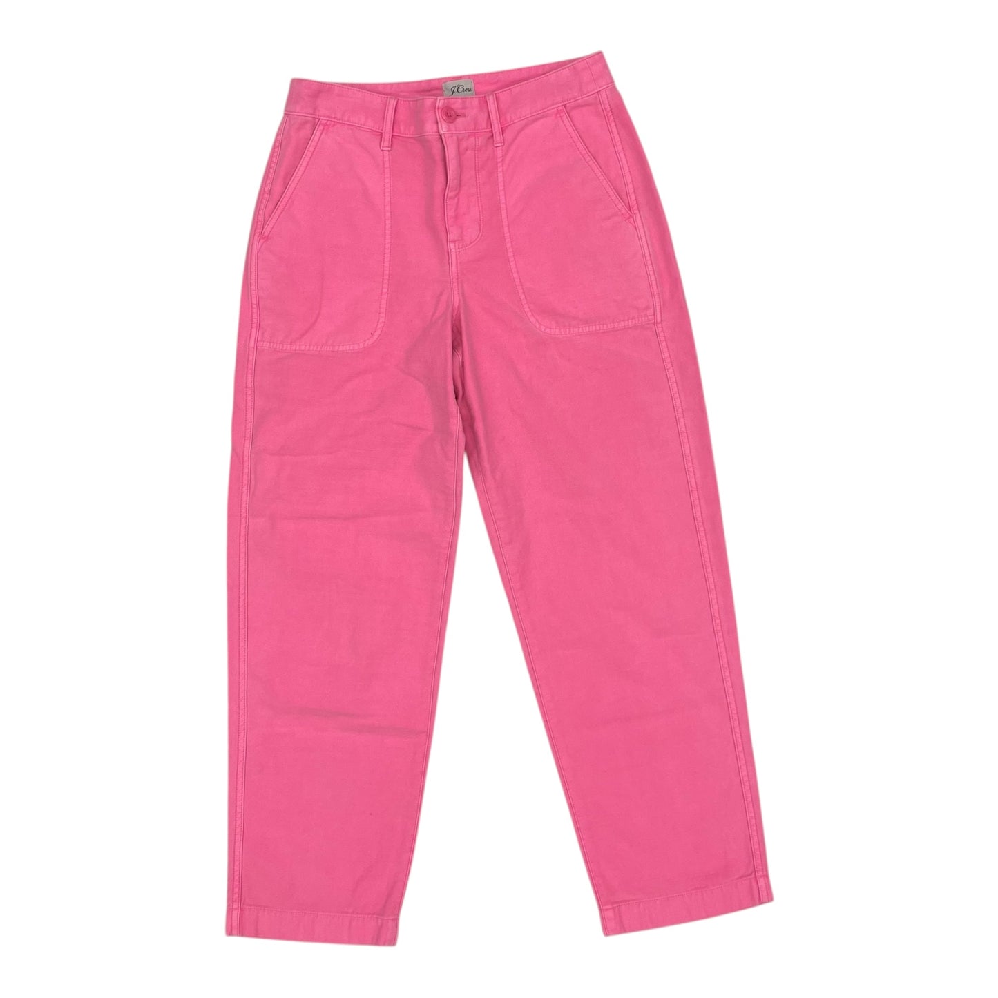 Jeans Straight By J. Crew In Pink Denim, Size:4