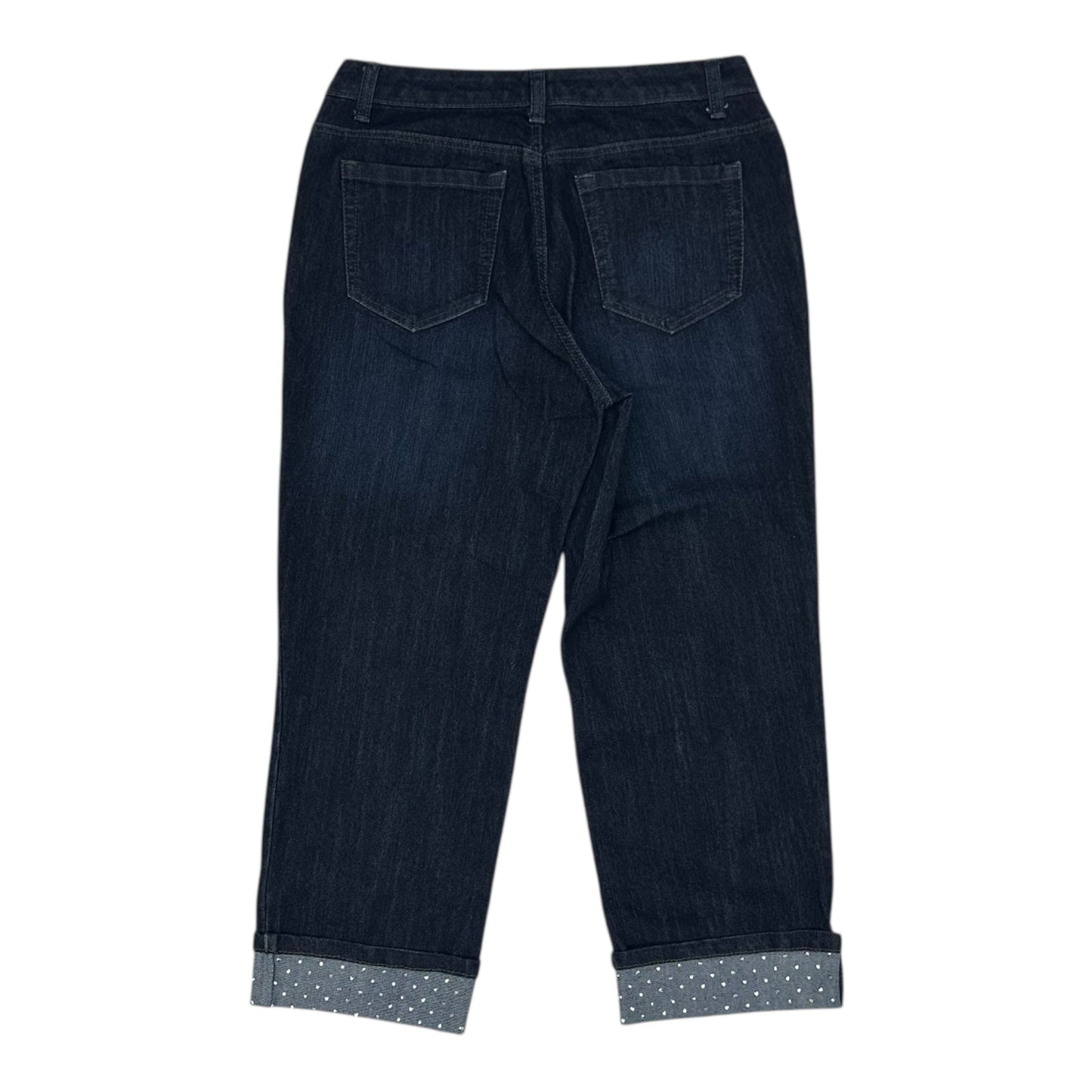 Jeans Cropped By Style And Company In Blue Denim, Size:6