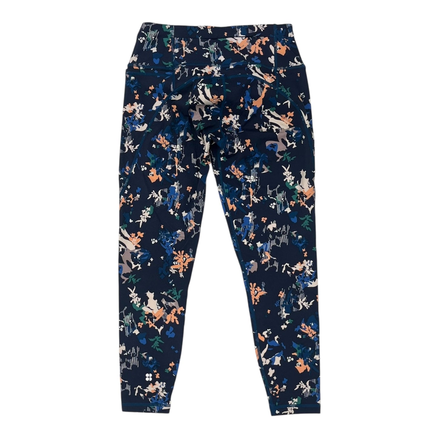 Athletic Leggings Capris By Sweaty Betty In Navy, Size:S