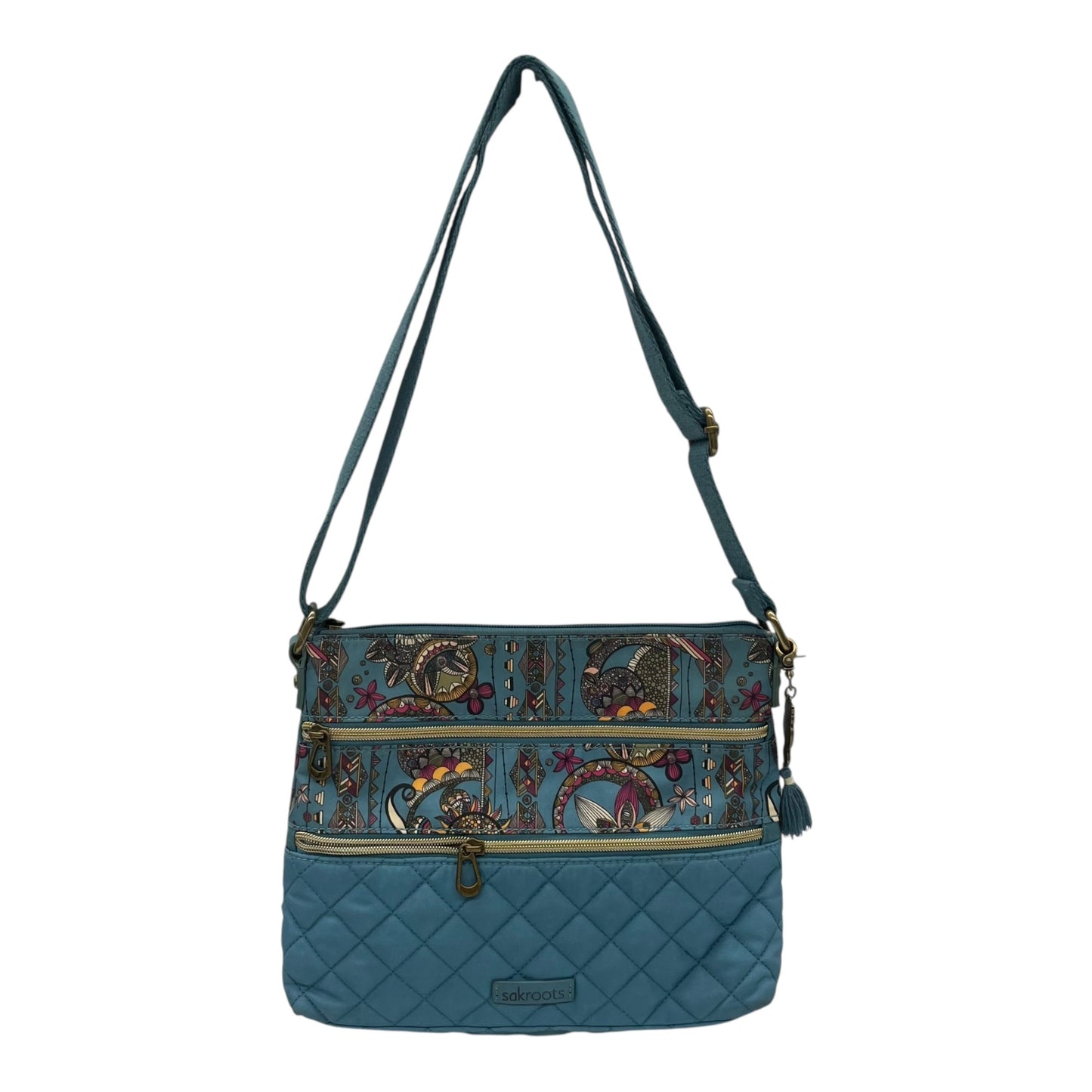 CROSSBODY by SAKROOTS In BLUE, Size: LARGE