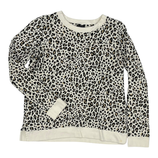 Sweatshirt Crewneck By Talbots In Leopard Print, Size:Xs
