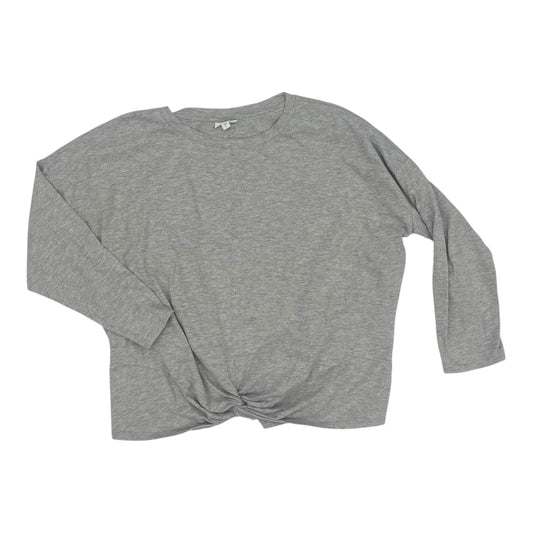 Top Ls Basic By J. Jill In Grey, Size:Xl