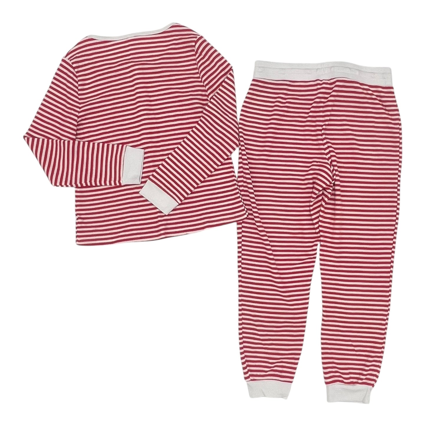 Pants Set 2Pc By Auden In Red & White, Size:M