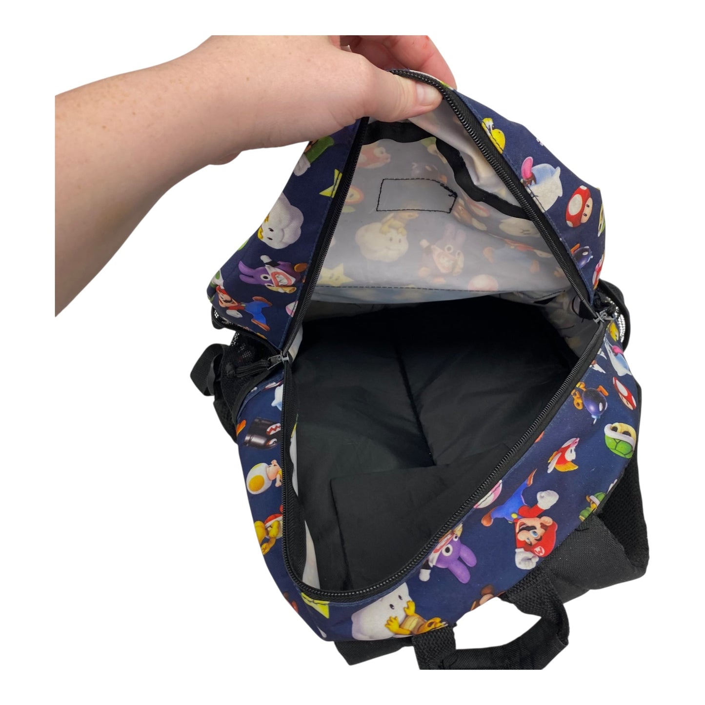 Backpack By   Clothes Mentor In Navy, Size:Medium