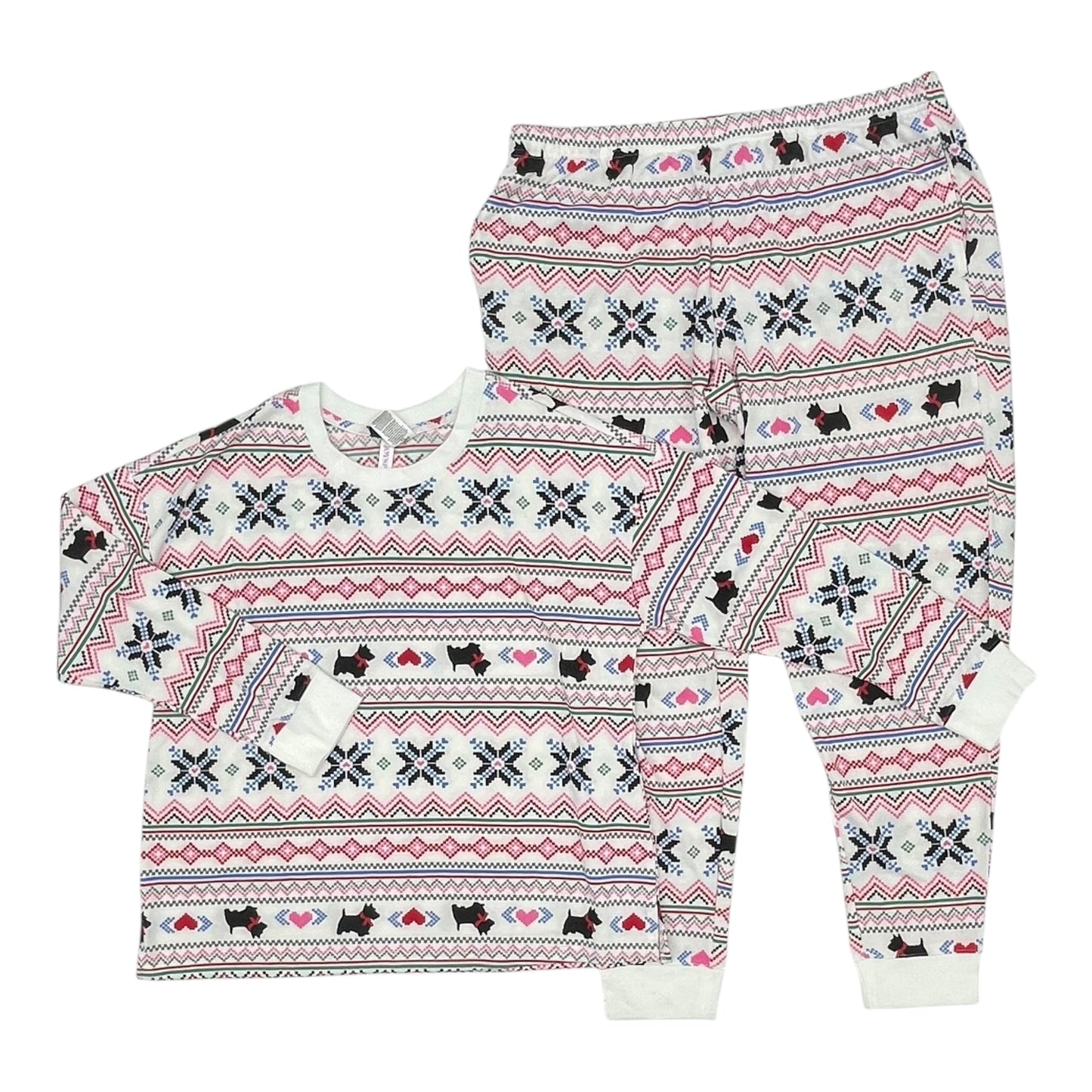 Pajamas 2Pc By Joyspun In White, Size:Xl