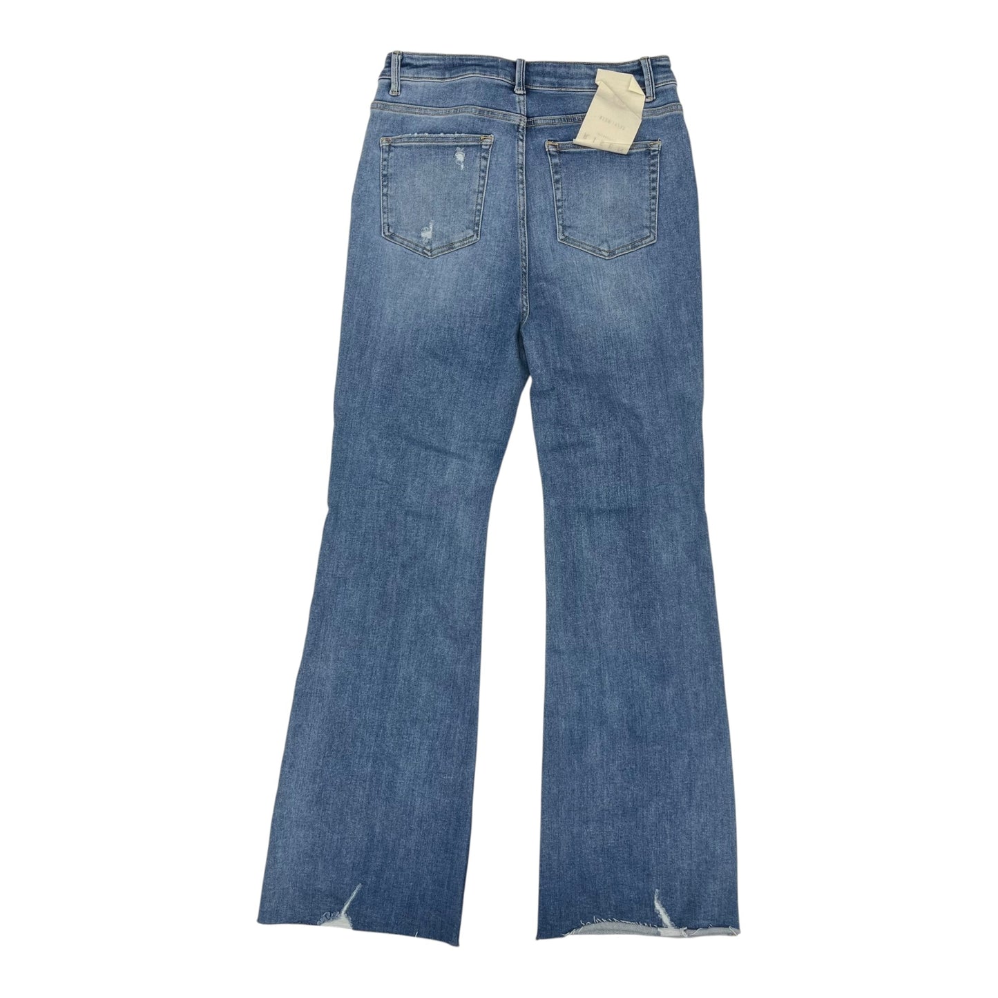 Jeans Flared By Risen In Blue Denim, Size:14