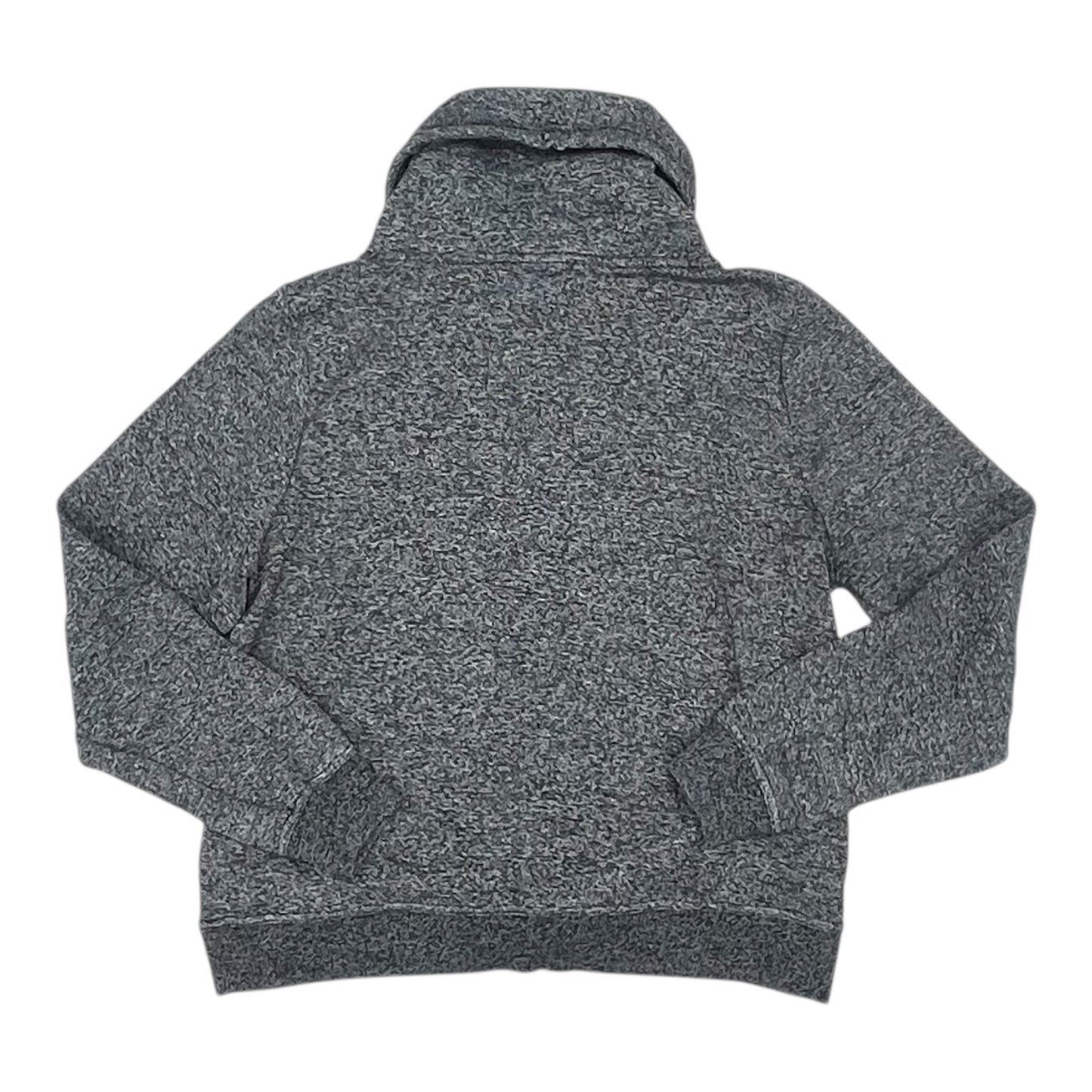 Athletic Sweatshirt Collar By Nike In Grey, Size:L