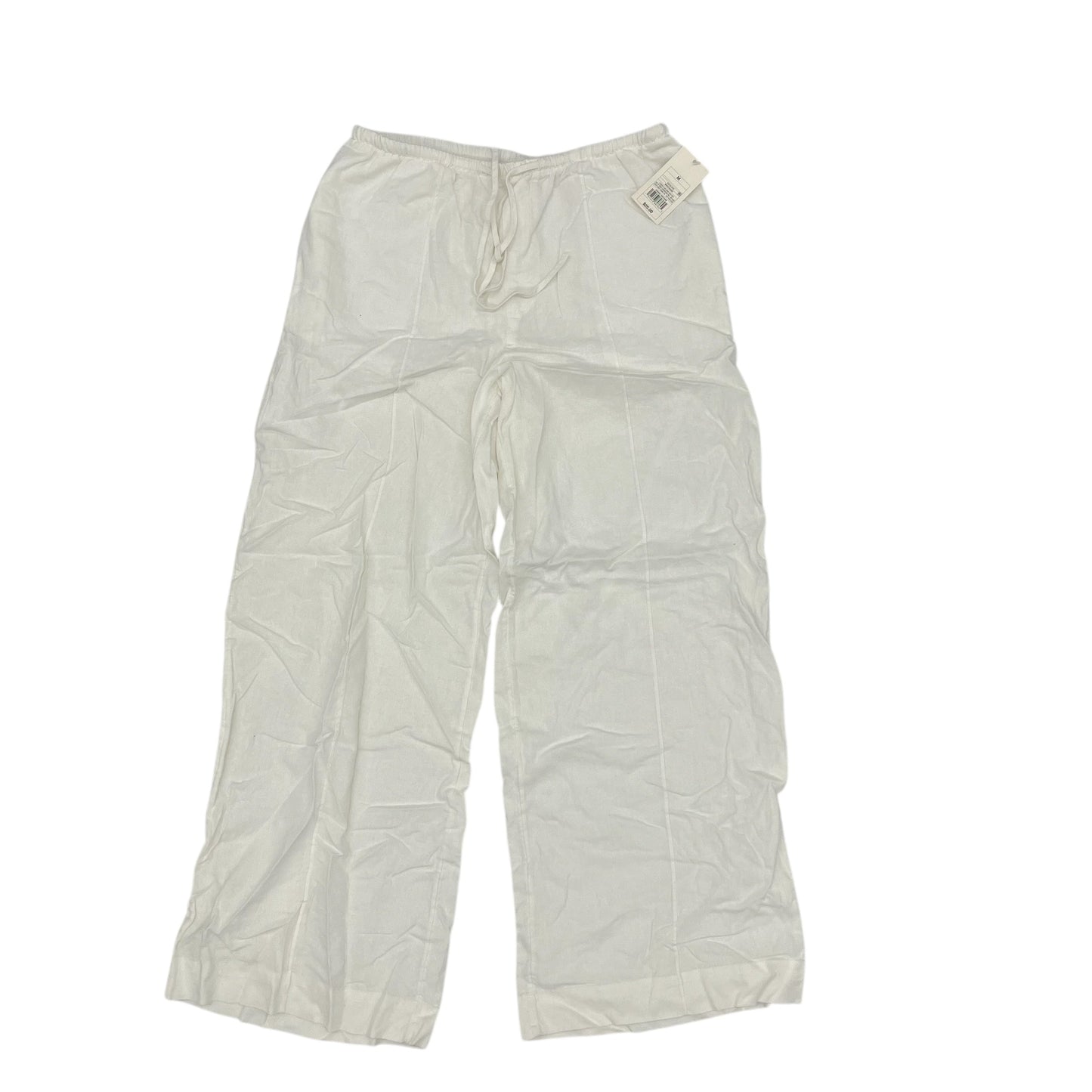 Pants Linen By A New Day In Cream, Size:M