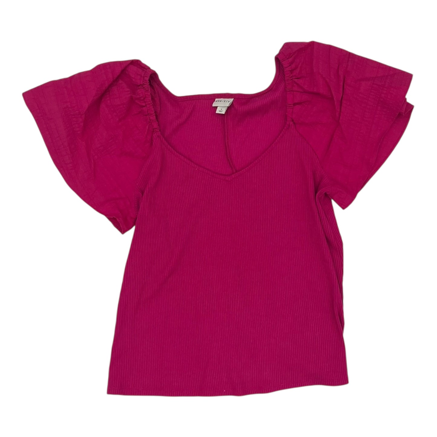 Top Ss By Ava & Viv In Pink, Size:Xl