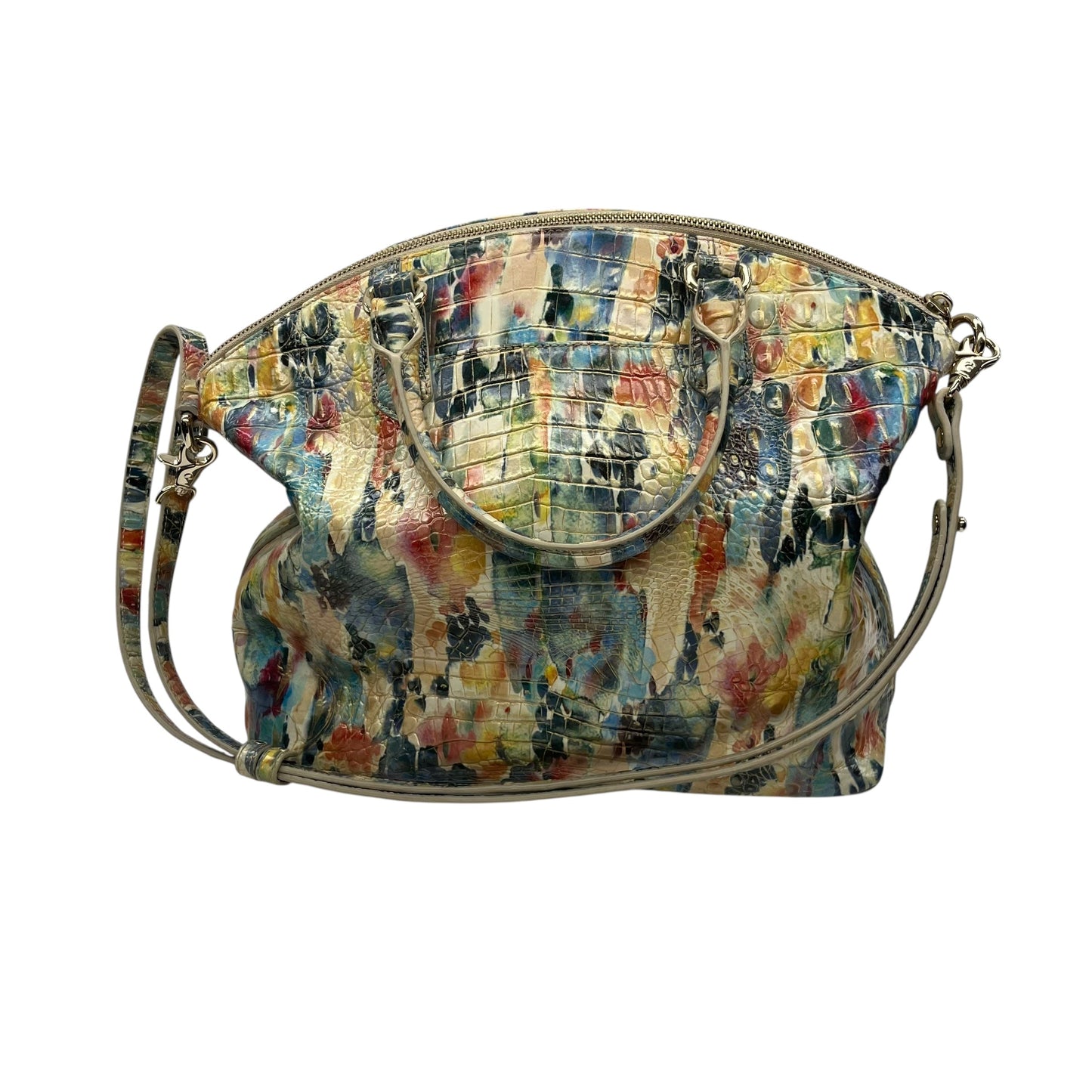 Handbag Designer By Brahmin In Multi, Size:Medium