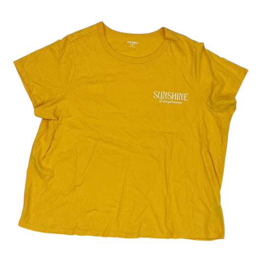 Top Ss By Old Navy In Yellow, Size:Xxl
