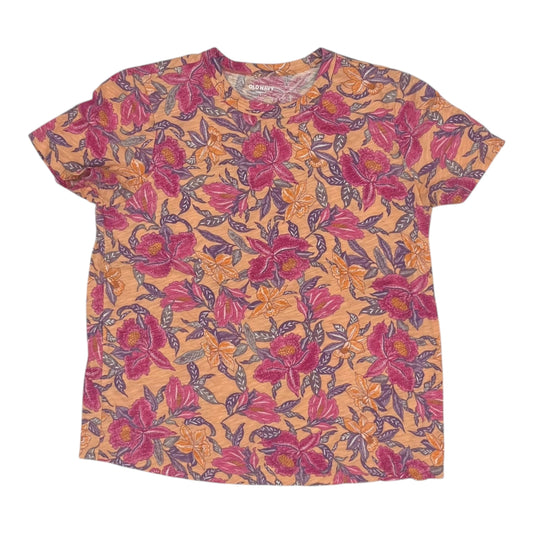 Top Ss By Old Navy In Orange & Pink, Size:S