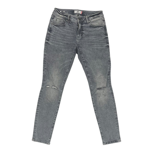 Jeans Skinny By Cabi In Grey Denim, Size:4