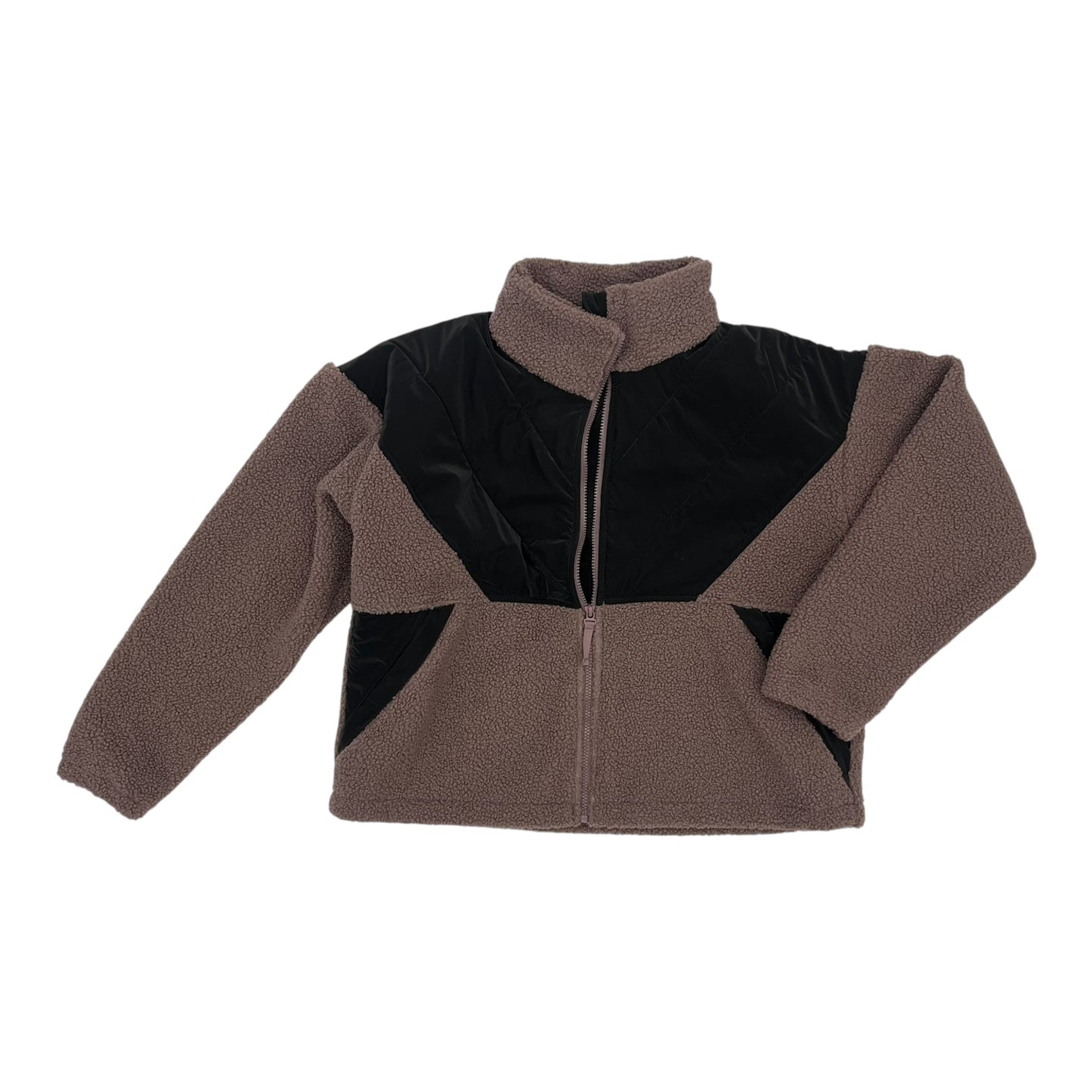 Athletic Jacket By Columbia In Black & Brown, Size:L