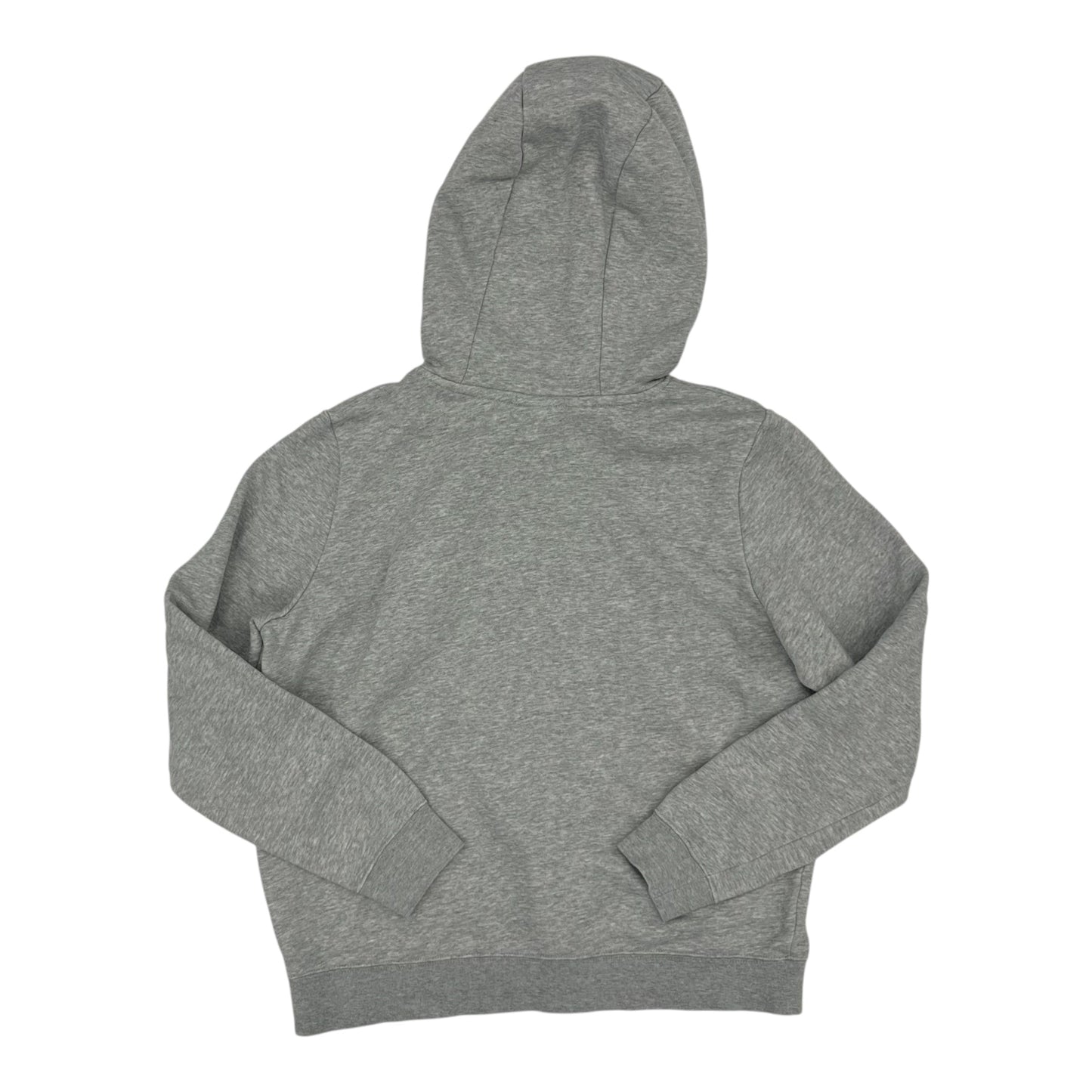Athletic Sweatshirt Hoodie By Nike In Grey, Size:M